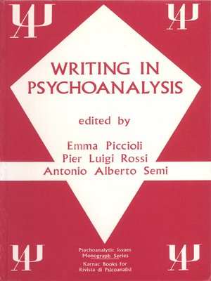 cover image of Writing in Psychoanalysis